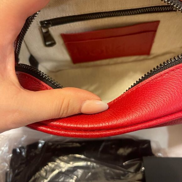 Botkier Valentina Mini Camera Crossbody in Cherry/Gunmetal - Picture 5 of 7